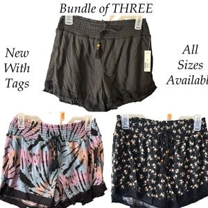 No Boundaries (NoBo) Shorts Bundle – 3 Pack (NEW w/ Tags)